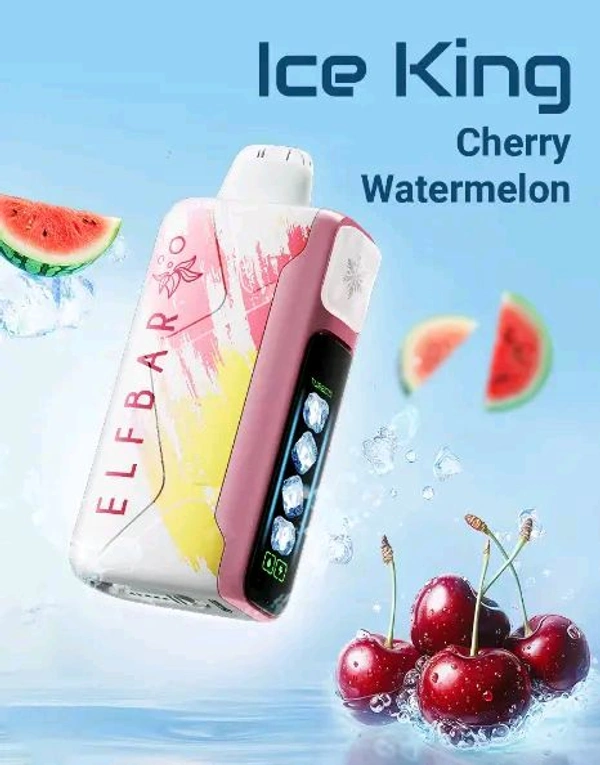 Elf Bar Ice King 30000 - Cherry🍒Watermelon
