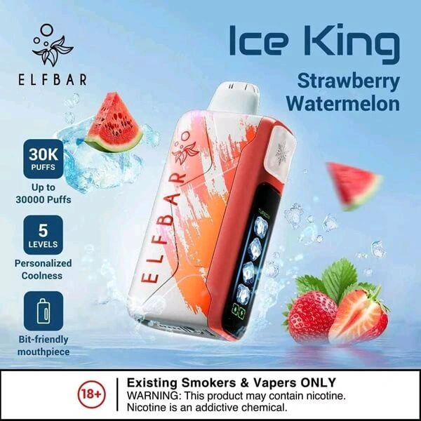 Elf Bar Ice King 30000 - Strawberry Watermelon