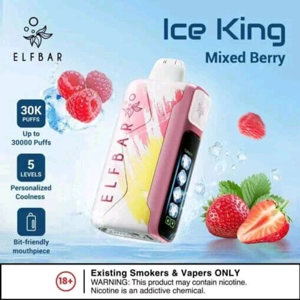 ELFBAR ICE KING 30000 Puffs - Mix Berry