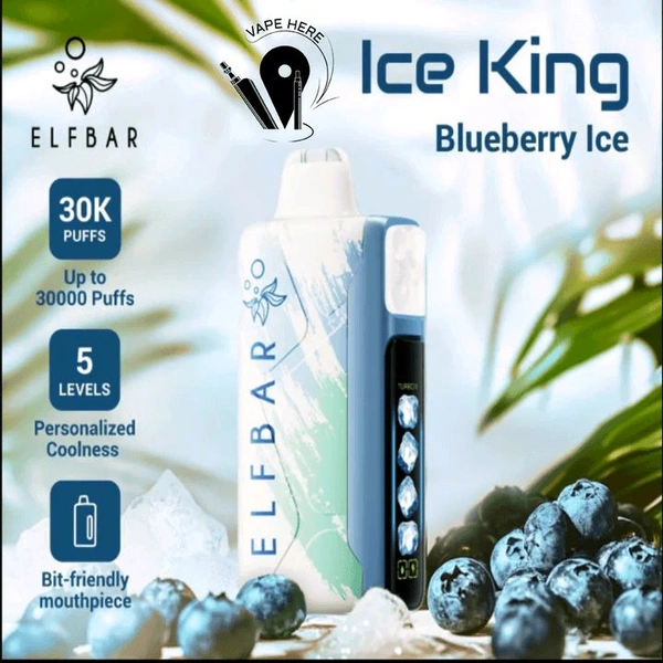  Elf Bar Ice King 30000 - Blueberry Ice