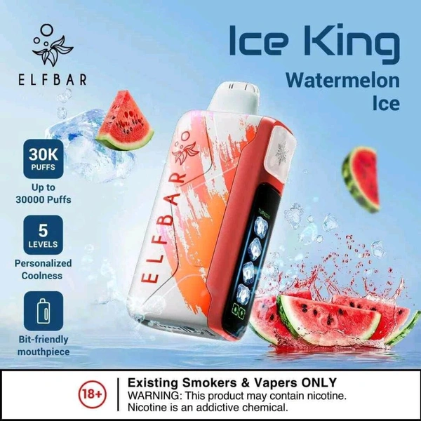  Elf Bar Ice King 30000 - watermelon Ice