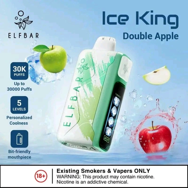  Elf Bar Ice King 30000 - Double Apple