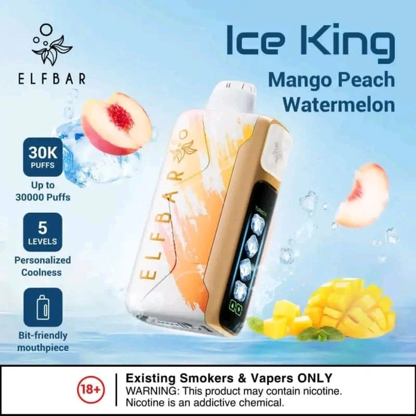 Elf Bar Ice King 30000 - Mango Peach Watermelon