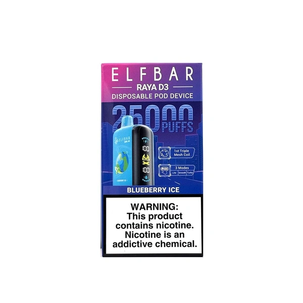 ELFBAR RAYA D3 25000 PUFFS - Blueberry Ice