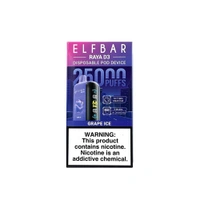 ELFBAR RAYA D3 25000 PUFFS  - Grape Ice