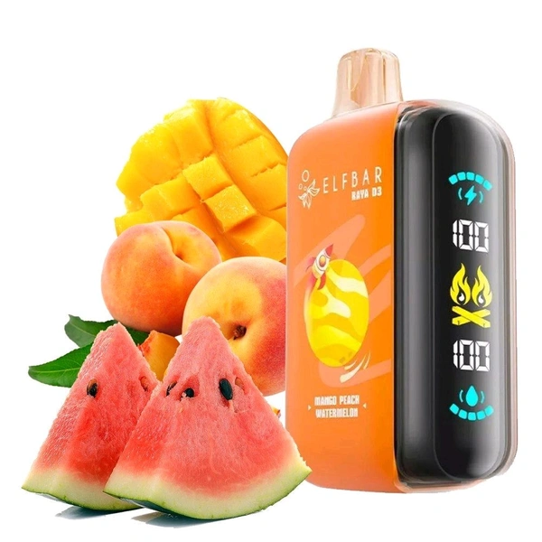 ELFBAR RAYA D3 25000 PUFFS  - Mango Peach Watermelon
