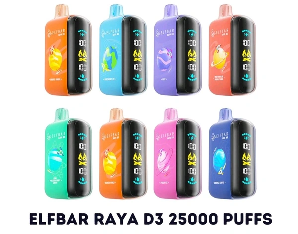ELFBAR RAYA D3 25000 PUFFS  - Watermelon  Lemon