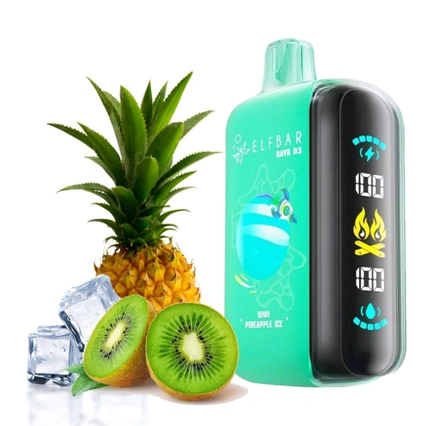 ELFBAR RAYA D3 25000 PUFFS  - Kiwi Pineapple Ice
