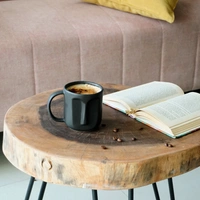 Face Coffee Mug (Single) - Black, 200ml