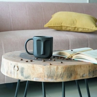 Face Coffee Mug (Single) - Black, 200ml