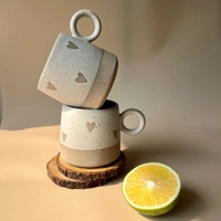 Brown Heart Coffee Mug (Single) - 250ml