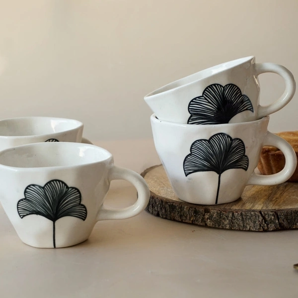 Half Flower Coffee Mug (Single) - 250ml