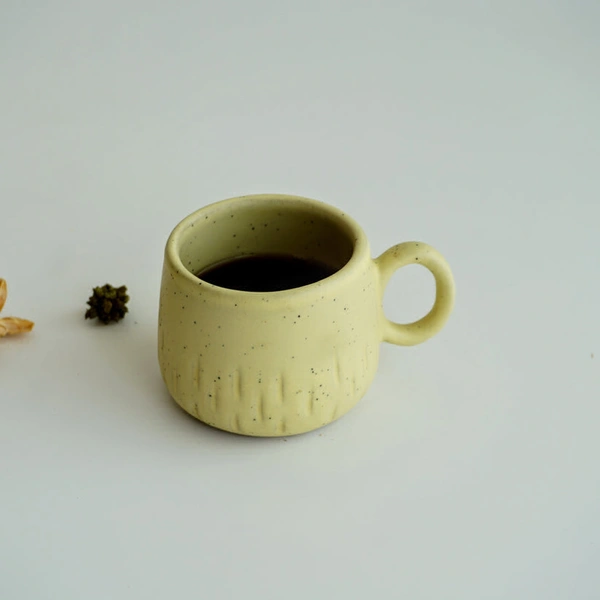 Yellow Coffee Cup (Set Of 2)