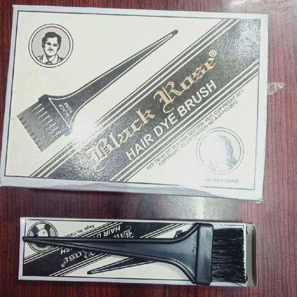 12 Black Rose Hair Dye Brush