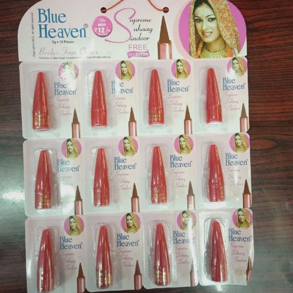 12 Blue Heaven Sindoor Red