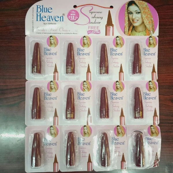 12 Blue Heaven Sindur Maroon