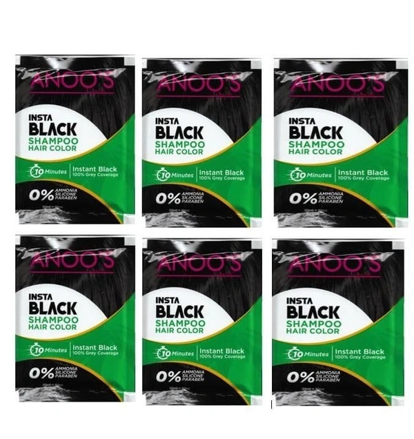 30 Anoos insta black shampoo