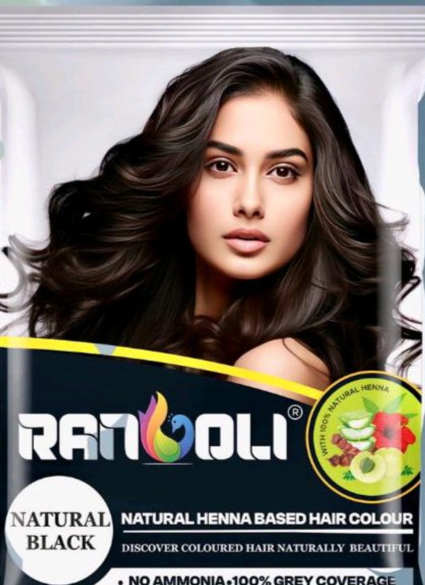 15 Rangoli Black Hair Colour 