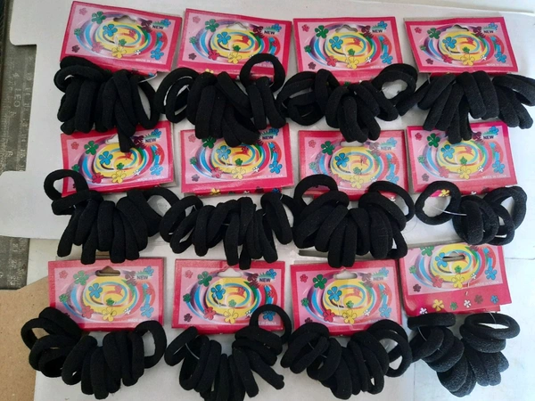 Rubber Bands Balck 12×12 