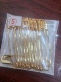 No 3 Imported Safety Pin  Gold