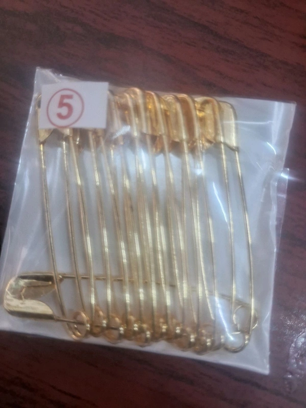 No 4 Imported Safety Pin Gold