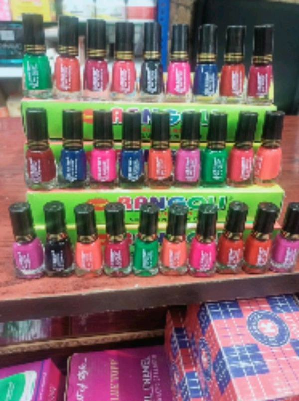 Rainbow Nail Polishes