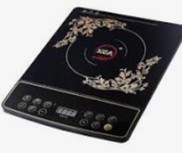 Kelvinator 1600w Induction Cooktop(kelvinator) - 1600w, Crystal Glass(गारंटी 24माह ), Black