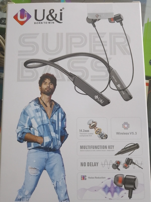 U&i (Neckband) - Best Quality, Black