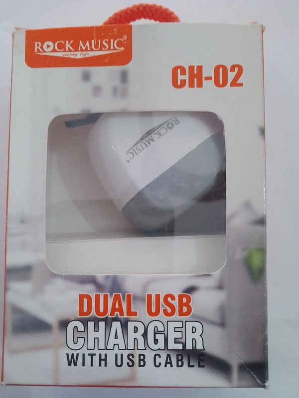 Rock Music Ch-02 Rock Music 3.5Amp(charger) - White, Best Quality, 3.5 Amp