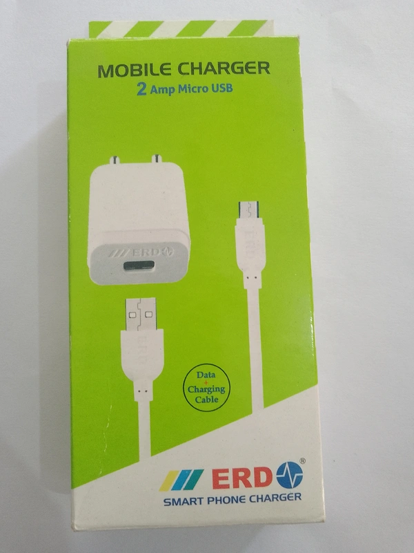 ERD MOBILE CHARGER ERD 2.00Amp Smart Charger - White, 2.Amp, Best Quality