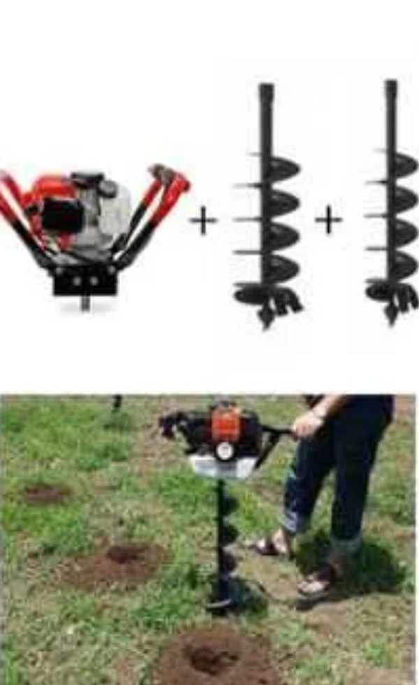 Green Leaf Earth Auger(green Leaf ) - Best Quality, 52cc, 7.5