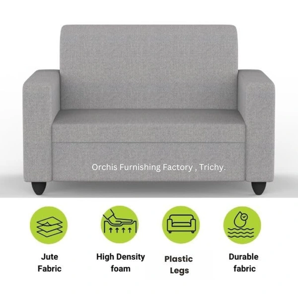 2 Seater Sofa Perfect Gift Idea - Silver