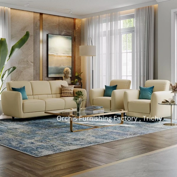 Recorn 3+1+1 Seater Sofa slim handle