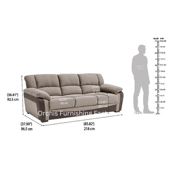 Recorn Double Bag 3 Seater Sofa Pillow Handle
