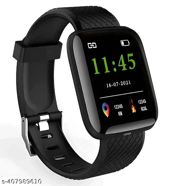 ID116 Plus Waterproof Smart Watch For Men & Women  - Free Size