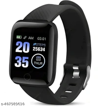 ID116 Plus Waterproof Smart Watch For Men & Women  - Free Size