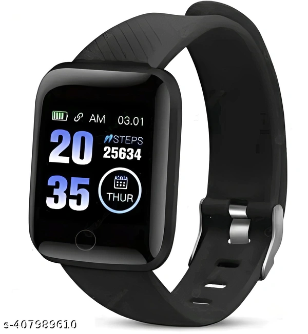 ID116 Plus Waterproof Smart Watch For Men & Women  - Free Size