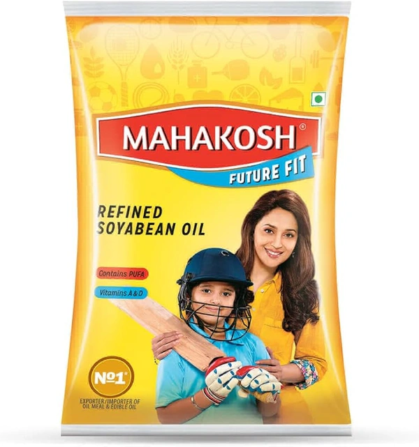 Mahakosh Refined Soyabean Oil 1 Lit