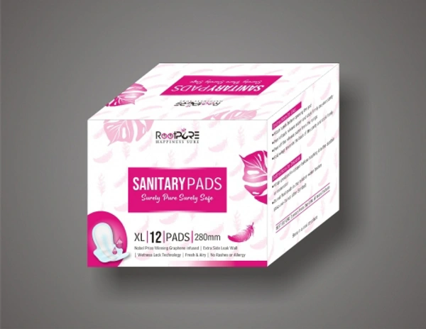 ROOTPURE  SANITARY PADS PACK OF 12 PCS