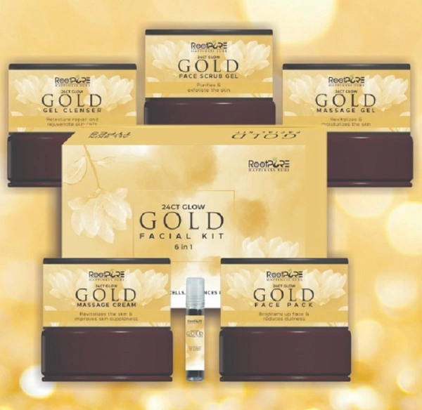 ROOTPURE  Gold Facial Kit