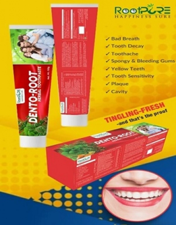 ROOTPURE  Dento-Root Toothpaste - 150g