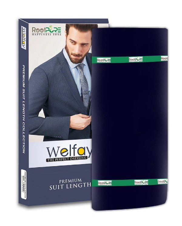 Welfay Suit Length - Blue - 3meter, Navy Blue