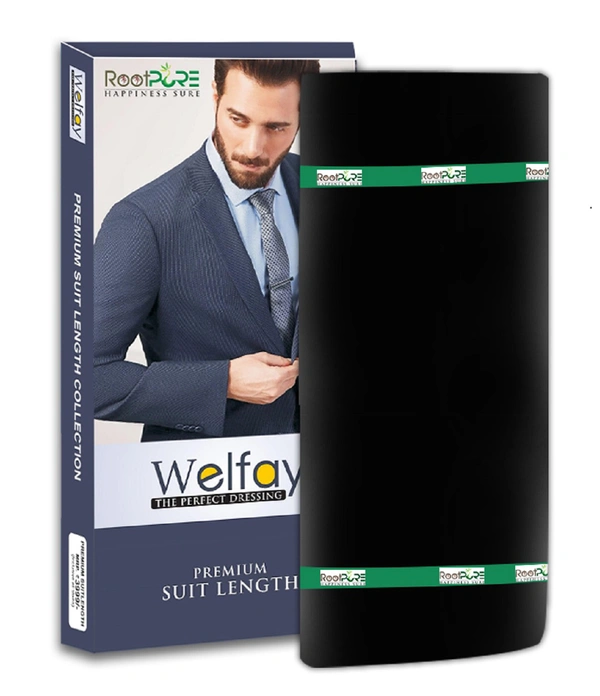 Welfay Suit Length - Blue - 3meter, Navy Blue