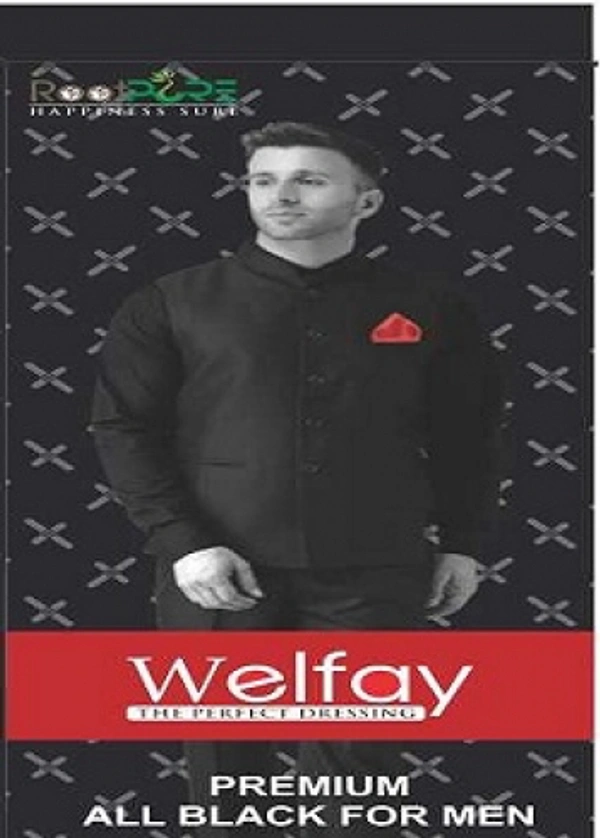 Welfay  ALL BLACK FOR MEN - Black