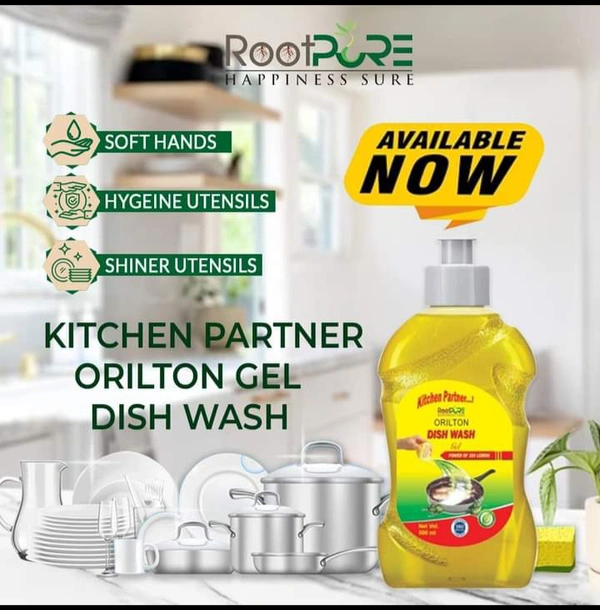 ROOTPURE  Orilton Dish Wash Gel - 500ml