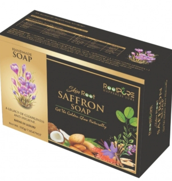 ROOTPURE  Skin-Root Saffron Soap ( Pack Of 2 )
