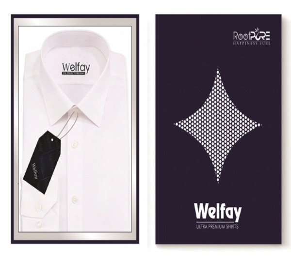 Welfay Ultra Premium Shirt - White - : 44 cm