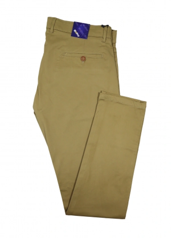 Welfay Non Denim Trouser - Light Brown - Bourbon, : 30 cm