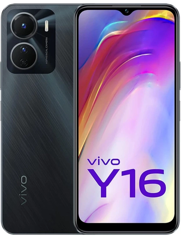 vivo Y16 (Steller Black, 128 GB)  (4 GB RAM)