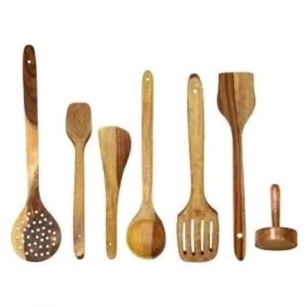 BestFair Graceful Cutlery Sets - wooden, free size